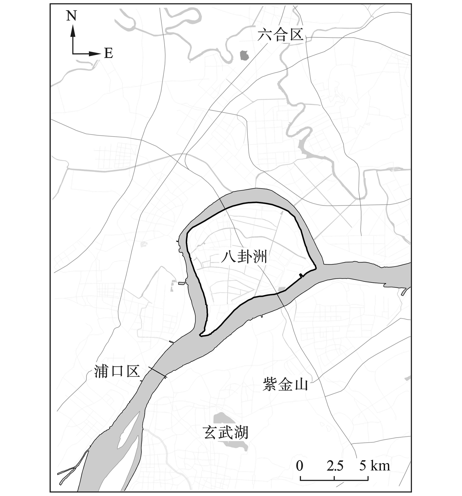 南京八卦洲农用地表层土壤重金属分布特征及风险评价